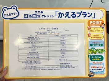 ショールーム展示車ハスラー